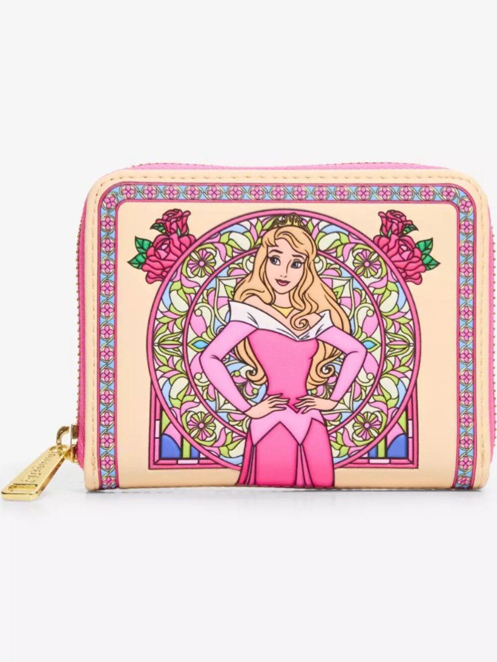 Loungefly Disney Sleeping Beauty Stained Glass Wallet Princess Aurora New